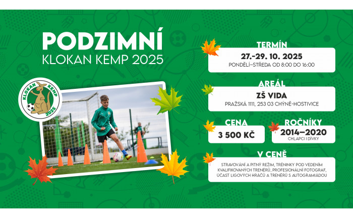 Podzimní klokan kemp 2025