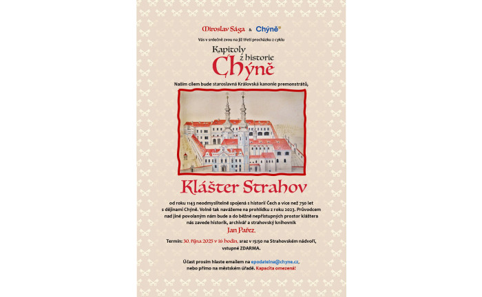 Procházka z cyklu Kapitoly z historie Chýně