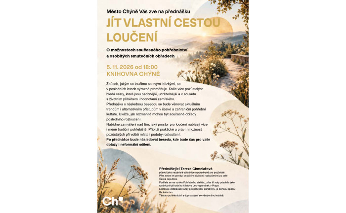 Přednáška - Jít vlastní cestou loučení